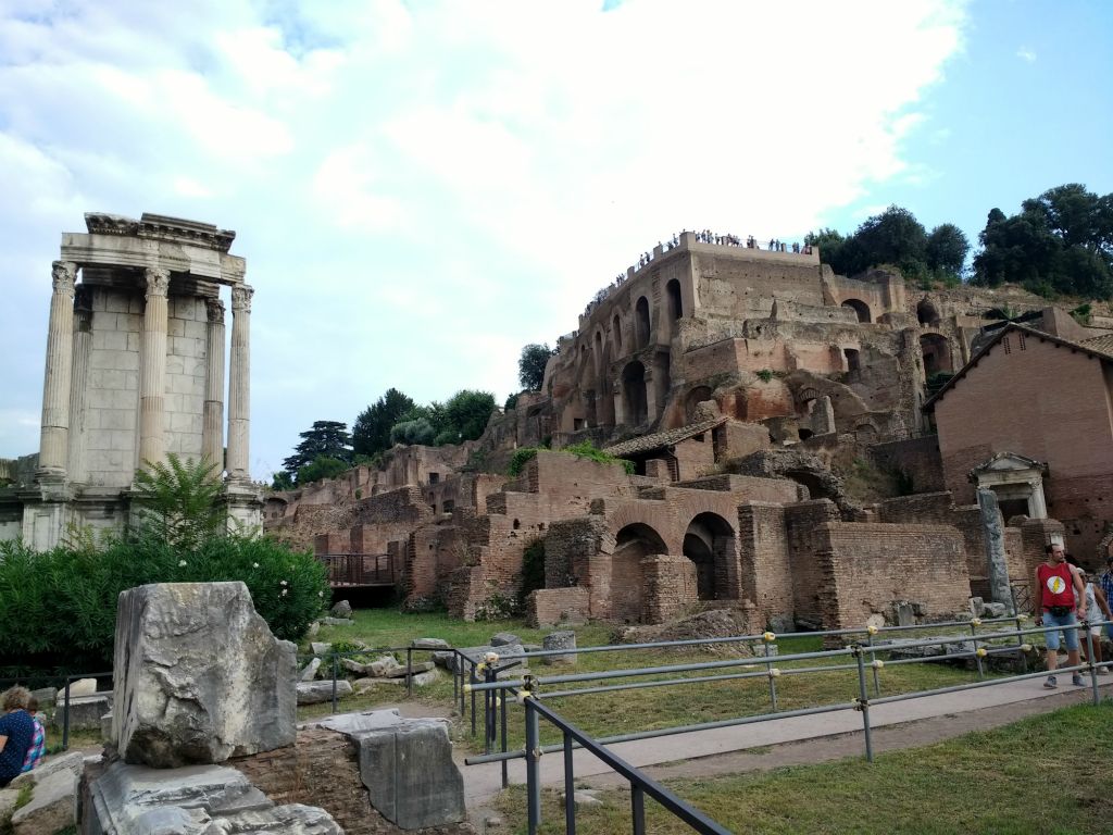 Roman Forum - Palatine Hill and Temple of Vesta